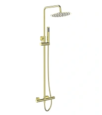 Душевая стойка BelBagno Uno золото