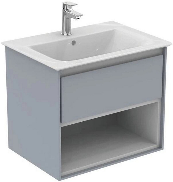 Раковина Ideal Standard Connect Air 64 см белая E028901 (детальная фотография), прямоугольной формы