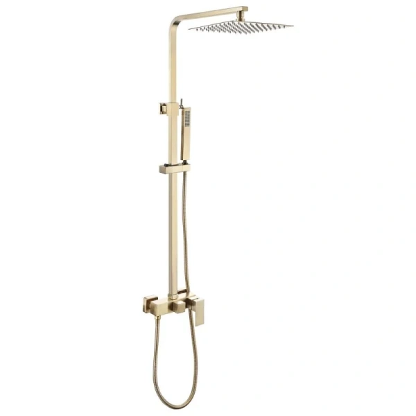 Душевая стойка Abber Daheim золото матовое AF8220G (детальная фотография)