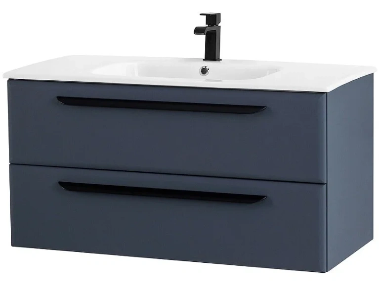 Тумба под раковину подвесная Cezares Eco 120 см Grafito ECO-CER-1200-2C-SO-GR-P (детальная фотография)