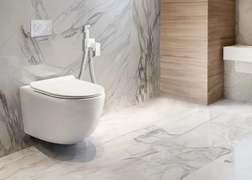 Унитаз подвесной Ceruttispa Clio безободковый CT10582 (детальная фотография), недорогие, безободковые, сиденье с микролифтом , с антивсплеском