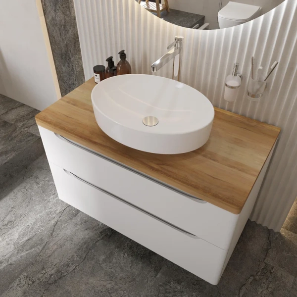 Раковина Geberit VariForm 55 см без перелива 500.771.01.2 (детальная фотография), белые