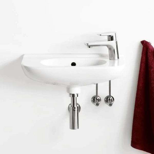 Раковина Villeroy & Boch O.novo 50 см альпийский белый с покрытием CeramicPlus 536150R1 (детальная фотография), современные, hi-tech