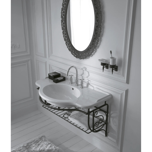 Консоль с раковиной Globo Paestum PA0563X (детальная фотография), по запросу