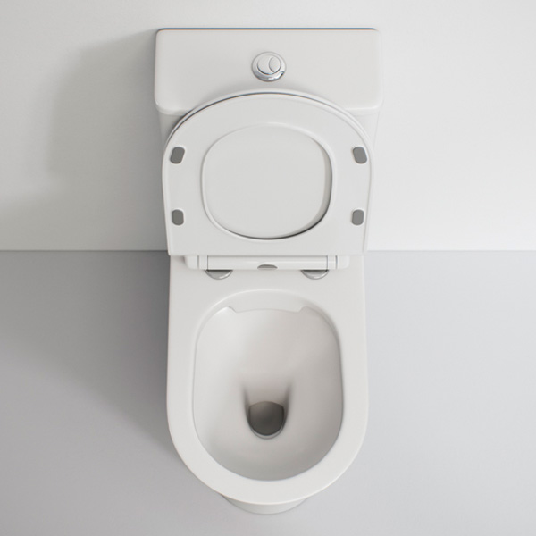 Унитаз компакт Laguraty безободковый 1217A (детальная фотография), с бачком