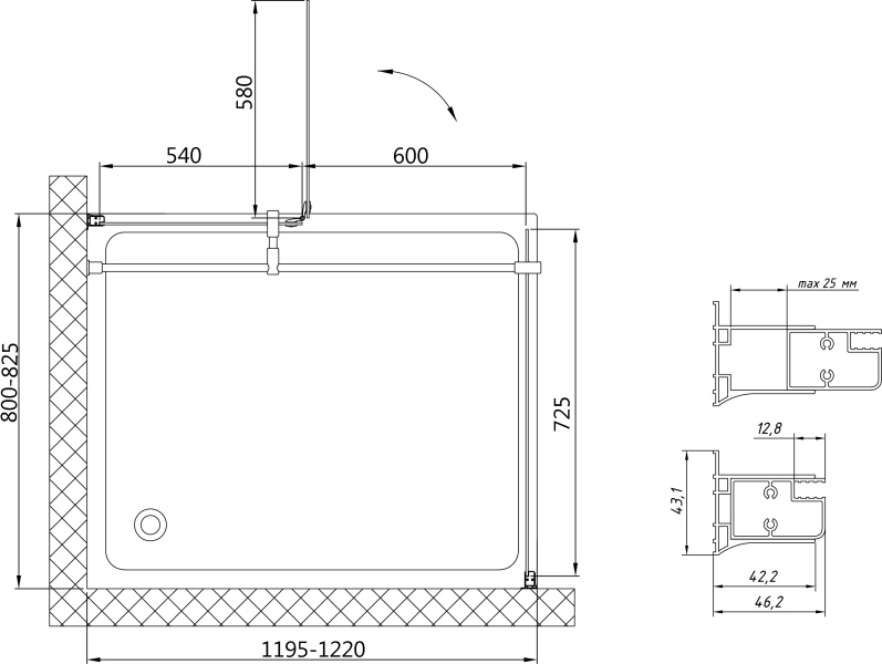 Схема (детальная фотография), прямоугольные