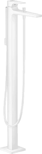 Смеситель для ванны Hansgrohe Metropol матовый белый - фото 2