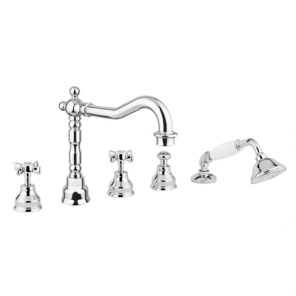 Смеситель для ванны Migliore Princeton хром 19357 (детальная фотография)