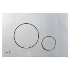 Клавиша смыва Alcaplast Thin хром матовый