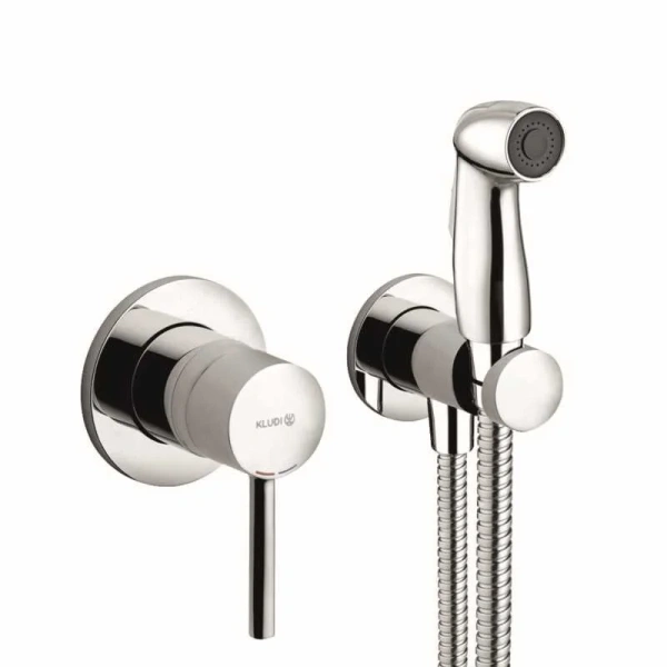 Гигиенический душ с смесителем Kludi Bozz 389990576 (детальная фотография)