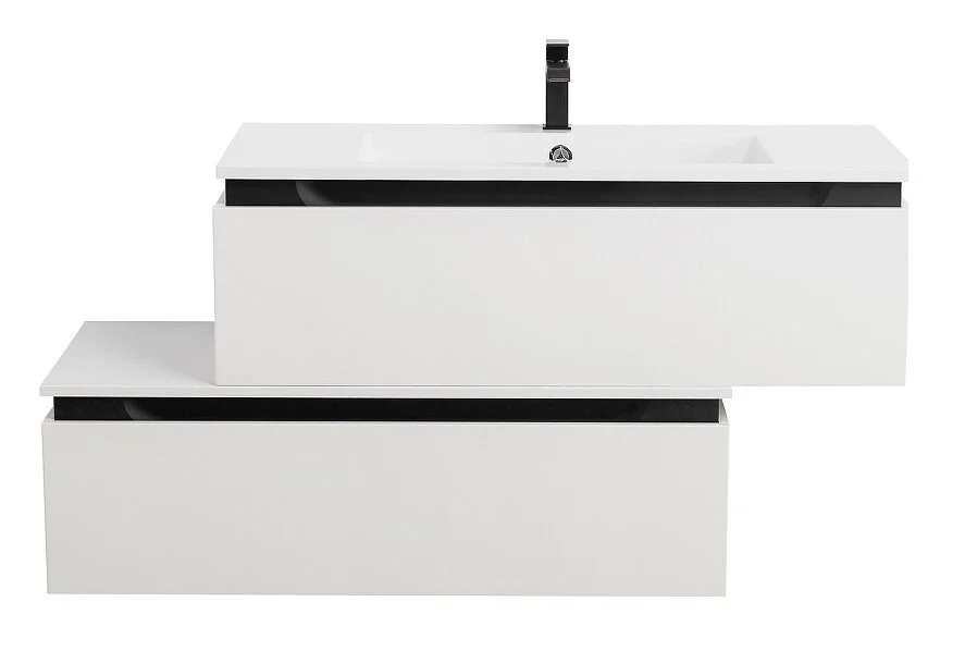 Тумба подвесная Cezares Slider 100 см Bianco Opaco SLIDER-1000-1C-PI-BO (детальная фотография), подвесные