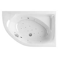 Ванна гидромассажная Excellent Aquarella Relax 170 x 110 см, правая, белый/хром, WAEX.ARP17.RELAX.CR