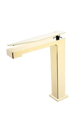 Смеситель для раковины Boheme Q золото - фото 2