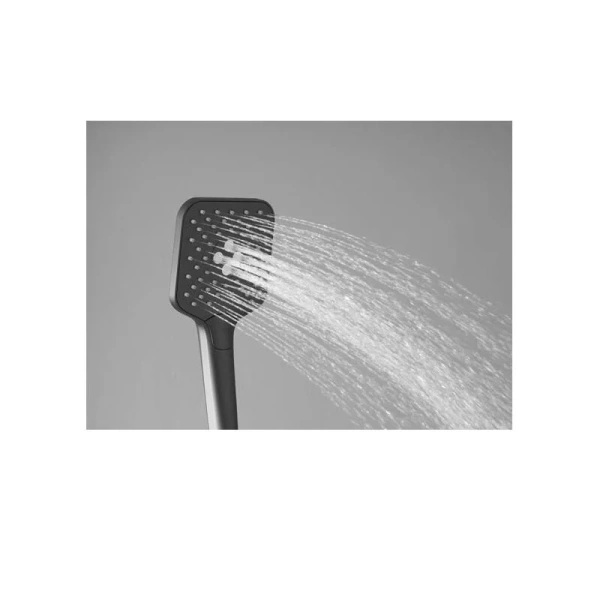 Душевая стойка Vincea Cube VSFS-1C1 с изливом (детальная фотография), с тропическим душем