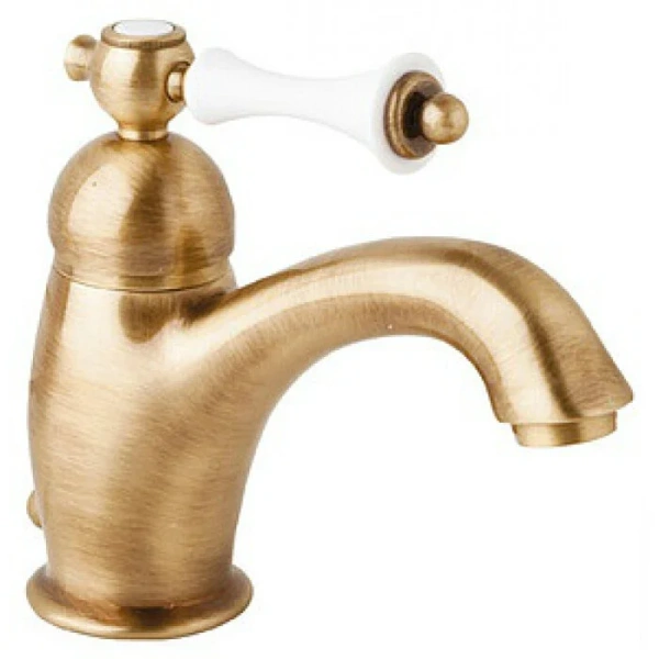 Смеситель для биде Cezares Margot бронза ручка белая MARGOT-BSM1-02-Bi (детальная фотография)