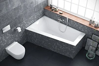 Ванна акриловая Excellent Sfera Slim WAEX.SFL/P17WHS 170 х 100 см, левая/правая