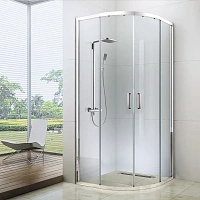 Душевой уголок BERGES Solo 100x100 см профиль хром