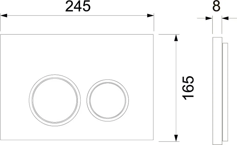 Инсталляция для унитаза Tece TECEspring R с черной клавишей S401104 (детальная фотография), с кнопкой