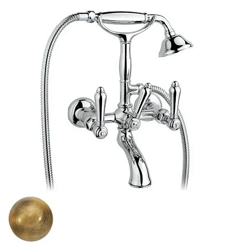 Смеситель для ванны, ручка 78 P. Mont Blanc Anticata, Nicolazzi D.Anglaises 1401 - фото 1