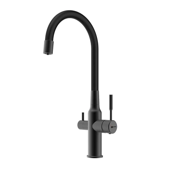 Смеситель для кухни Lemark Expert черный LM5083BL-Black (детальная фотография)