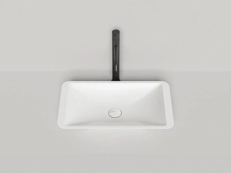 Раковина Salini Callista 03 57,5 см глянцевая 1101107G (детальная фотография), накладные (на столешницу), пристенные