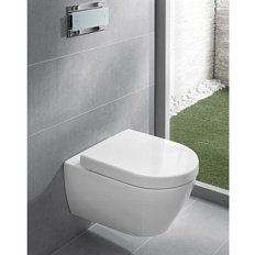 Крышка-сидение с микролифтом Villeroy & Boch Subway 2.0 белый альпин