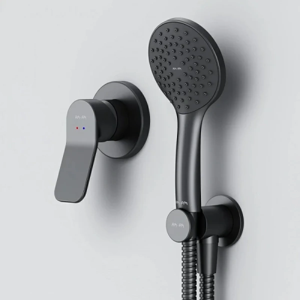 Душевой комплект Am.Pm X-Joy черный FB85A2H002 (детальная фотография), черные
