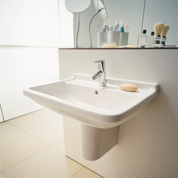 Полупьедестал для раковины Duravit Starck 3 белый 0865150000 (детальная фотография), в наличии