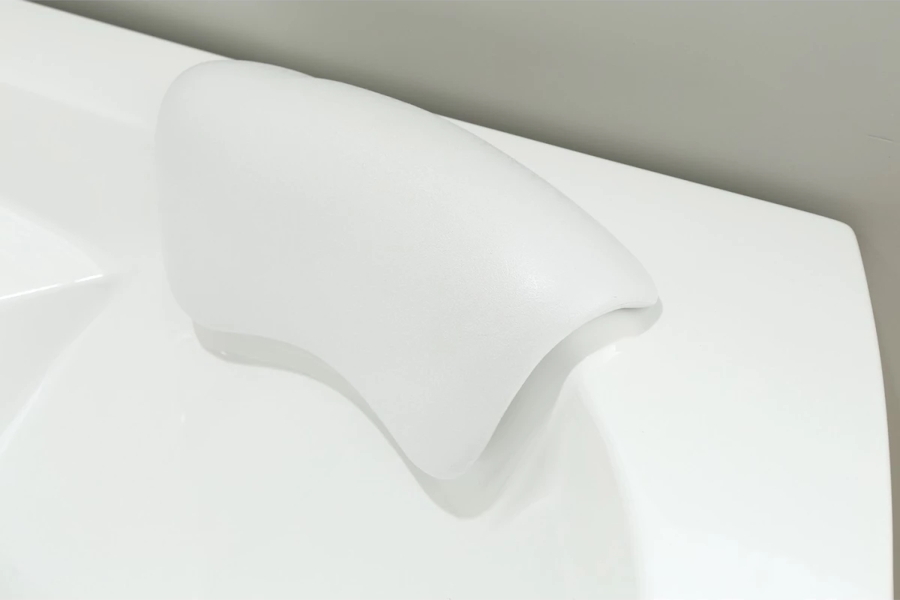 Ванна акриловая Black&White Galaxy 160x100 см правосторонняя 500800R (детальная фотография), с гидромассажем, со смесителем на борту, большие