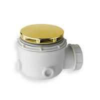 Донный клапан для душевого поддона, светлое золото, Devon&Devon