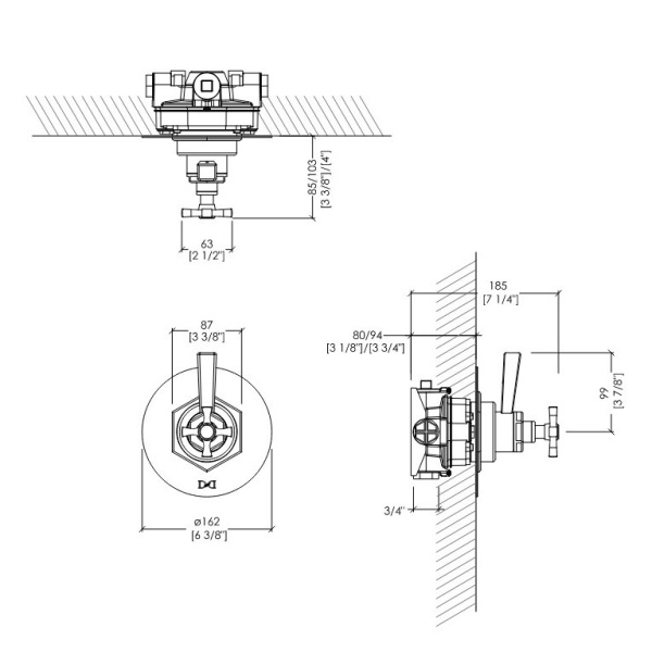 Схема (детальная фотография), для душа