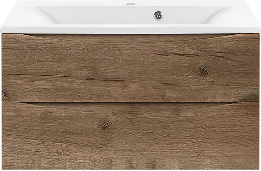 Тумба под раковину подвесная Vincea Mia 89 см V.Oak VMC-2MA900VO (детальная фотография)