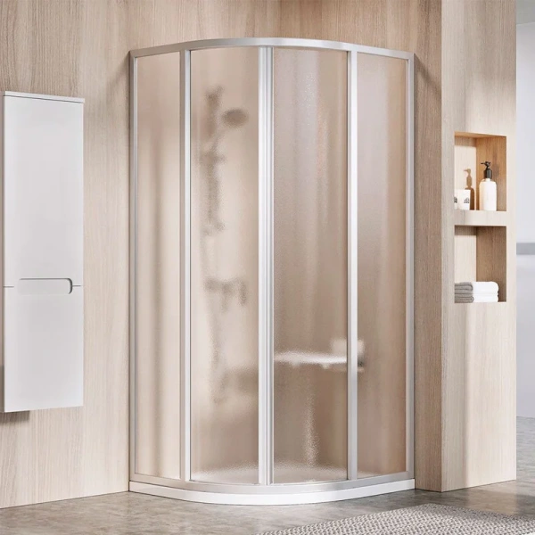 Душевой уголок Ravak Supernova 80x80 см профиль сатин, стекло матовое 3114OU02ZG (детальная фотография)