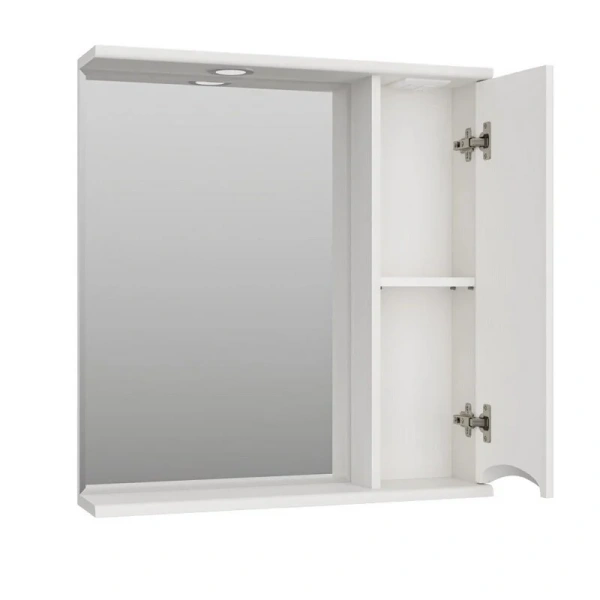 Зеркальный шкаф Misty Атлантик 80 см левый П-Атл-4080-010Л (детальная фотография), по запросу index_1