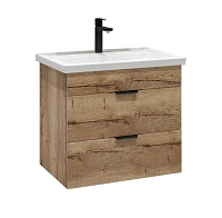 Тумба под раковину подвесная Grossman Форта 56,4 см дуб галифакс