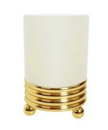 Стакан для ванной Boheme Hermitage золото - фото 3