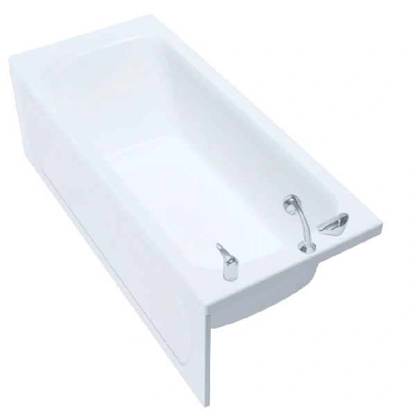 Ванна акриловая 1ACReal Gamma 150, 150 х 70 см, белая, BBA-GA157X0-00U Щ0000023533 (детальная фотография), белые