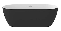 Ванна акриловая Ravak Freedom O TEC CD51700000, 170 x 77 см, отдельностоящая, черная, слив-перелив черный