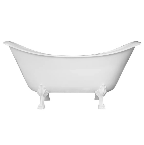 Ванна из литьевого мрамора Эстет Скарлетт 180x77 см белая глянцевая ФР-00001245 (детальная фотография), литьевой мрамор