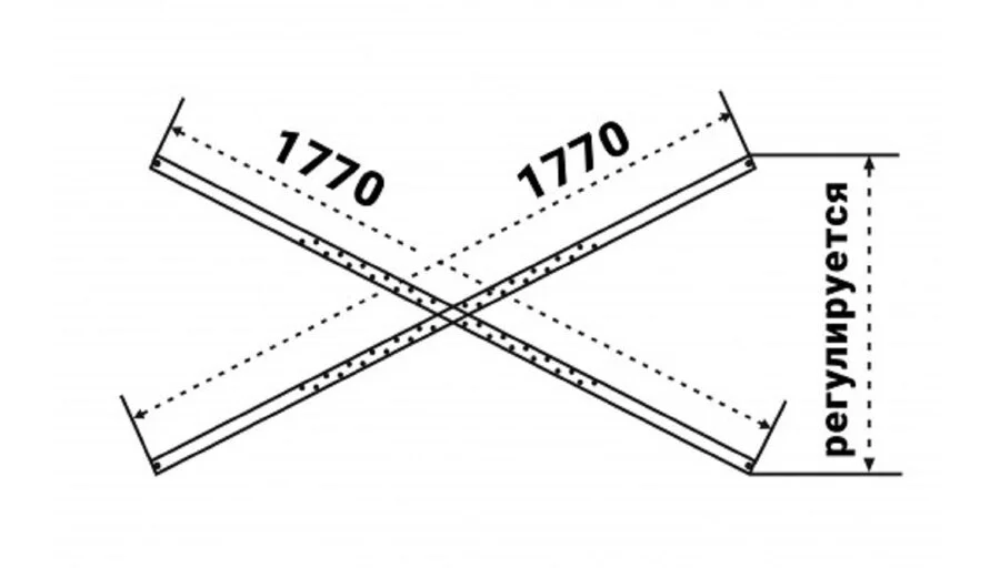 Каркас для ванны Niagara 170-190 см универсальный NG-K17-19 (детальная фотография), в наличии