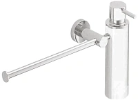 Полотенцедержатель с дозатором для мыла Colombo Plus белый матовый