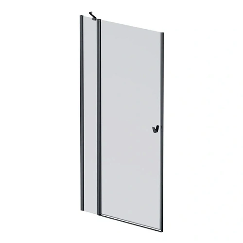 Душевая дверь в нишу Am.Pm Sunny 100 см профиль черный - фото 2