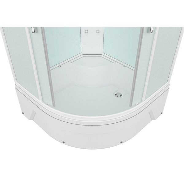 Душевая кабина Erlit Comfort ER5720T 120х120 см угловая (детальная фотография), полукруглые, четверть круга