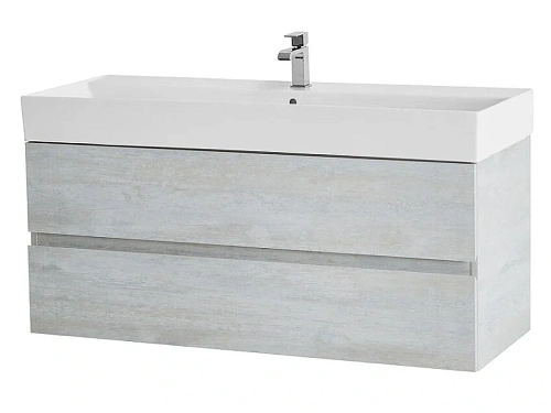 Тумба под раковину подвесная Cezares Molveno 120 см legno grigio - фото 3
