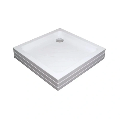 Душевой поддон Ravak Kaskada Angela PU 80x80 см белый - фото 1