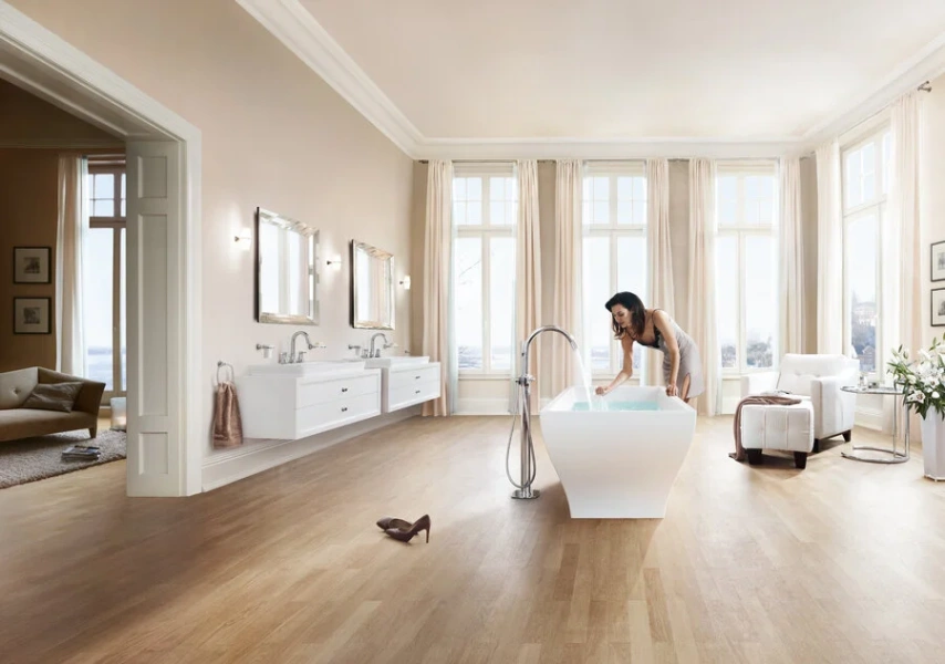 Полотенцедержатель для ванной, хром-золото, Grohe Grandera 40630IG0 (детальная фотография) index_3