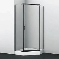 Душевой уголок WasserKRAFT Wiese 90x90 см профиль черный
