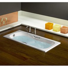 Ванна чугунная Roca Malibu 150х75 см с отверстиями под ручки