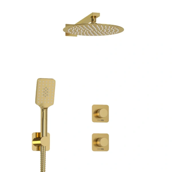 Душевой комплект WasserKRAFT Schunter матовое золото A8251.306.180.259.285.194.201 (детальная фотография)