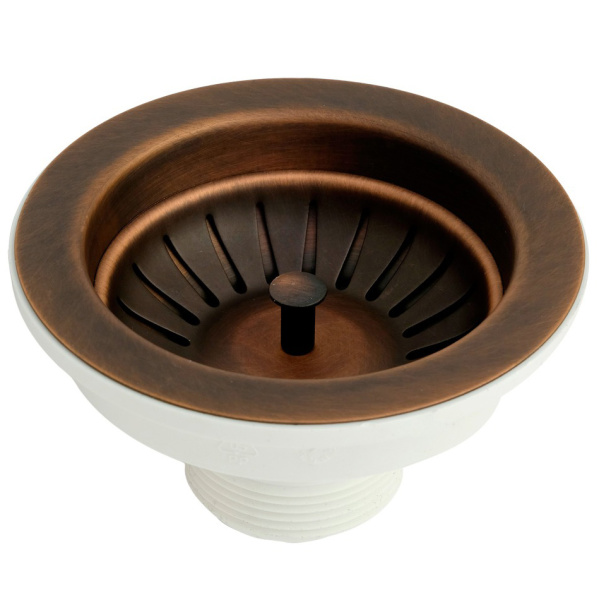 Слив для кухонной мойки Migliore медь 22082 (детальная фотография)